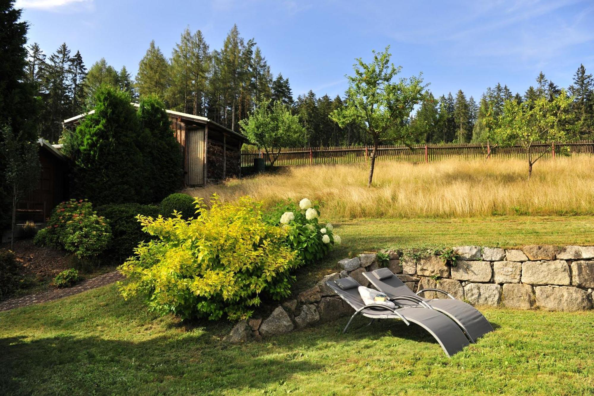 Exklusives Ferienhaus "Waldzauber" Ruhe Und Natur Pur Am Waldrand Geniessen 숀하이데 외부 사진